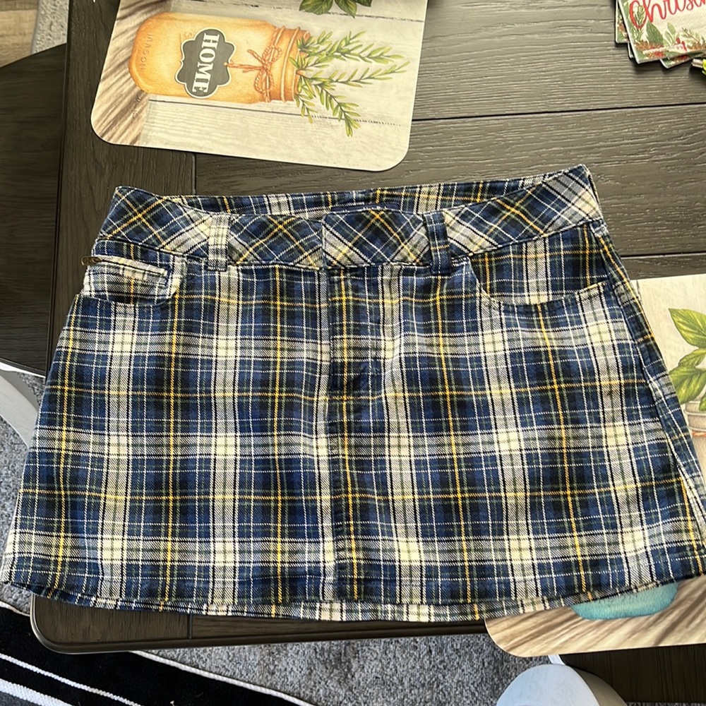 Vintage Abercrombie Plaid Skirt Y2K clueless style
